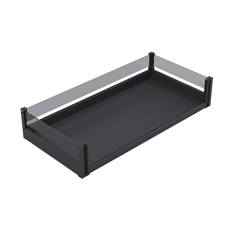 Black Platinum - Three Side Flat Basket